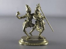 Statua ottone Orientale scultura divinita' Asiatiche soprammobile vintage XX Sec