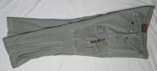 POLO RALPH LAUREN MENS 30x32 CARGO OLIVE GREEN ARMY FREIGHTOR LEATHER BUCKLE VTG