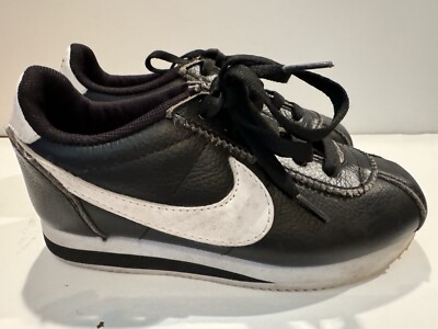 Nike Cortez Shoes Basic SL GS Black White Sneakers Unisex Size 12C 511881-068