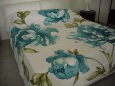 FLOU PROFUMO TURCHESE  - BIANCHERIA SET  COPRIPIUMINO  LETTO MATRIMONIALE 