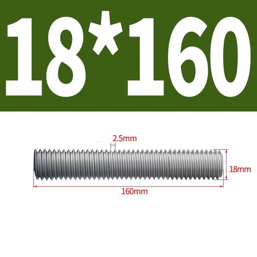 A2 Stainless Steel Threaded Rod Full Thread Studding Bar M10 M12 M14 M16 M18 M20 - Picture 113 of 133