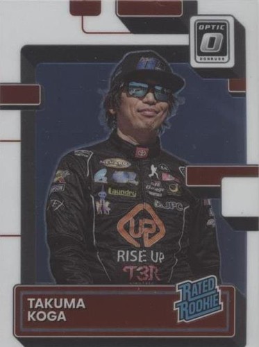 2026 Panini Donruss NASCAR Racing #80 Takuma Koga Purple Parallel