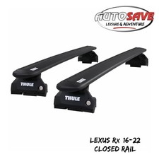 Thule Aluminium Wingbar Evo Black Roof Bars To Fit Lexus Rx 16-22 Closed Rail Thule Aluminium Wingbar Evo Black Roof Bars To Fit Lexus Rx 16-22 Closed Rail