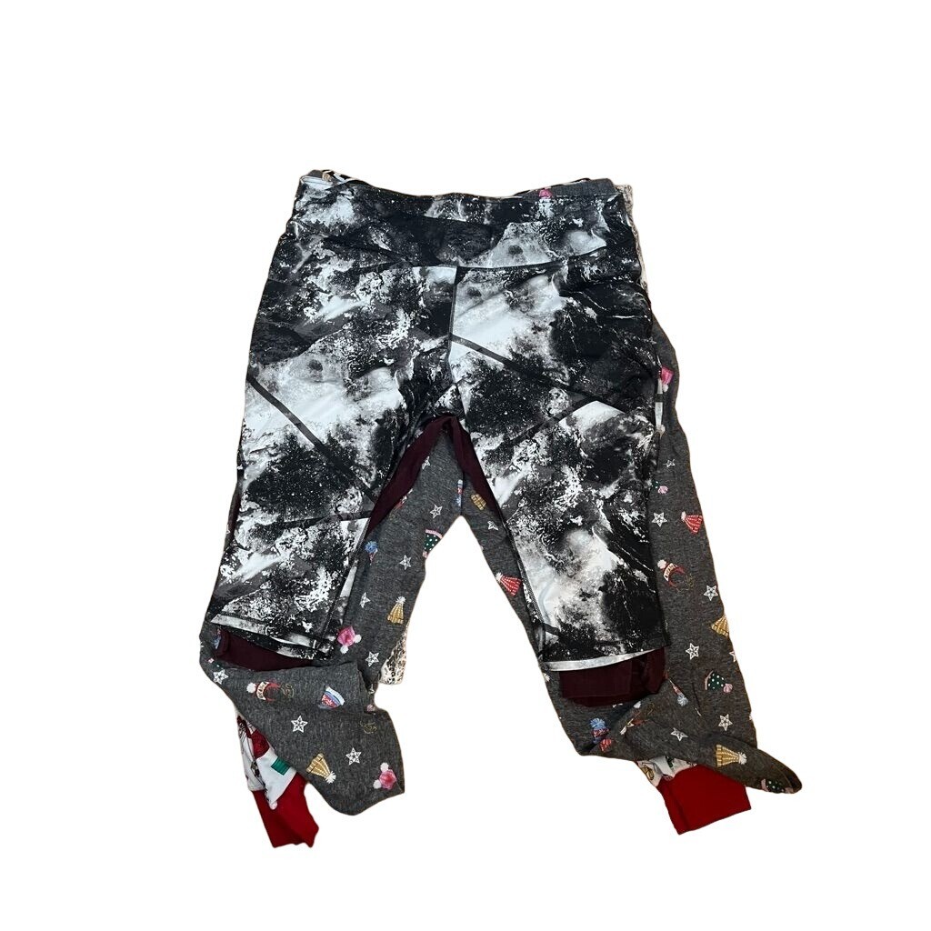 Old Navy Womens 3X Black Leggings Holiday Christmas Sleepwear Casual Comfort Pants