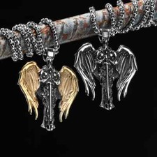 SCULPT RINGS™ Archangel St.Michael Stainless Steel Pendant Necklace Amulet Chain