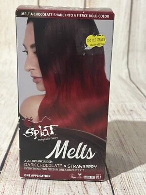 Splat Rebellious Hair Color Melts in Dark Chocolate & Strawberry Hair Color