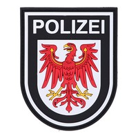 Rubberpatch Polizei Brandenburg - Farbig