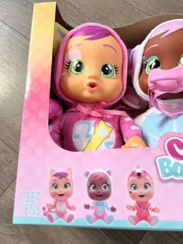 NEW, Cry Babies Tiny Cuddles Music Edition 3pk Dolls. - Picture 2 of 5