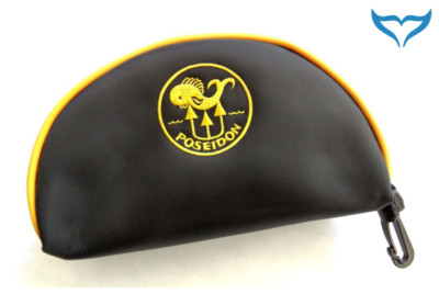 Poseidon black mask bag Poseidon logo in yellow diving mask diving mask New