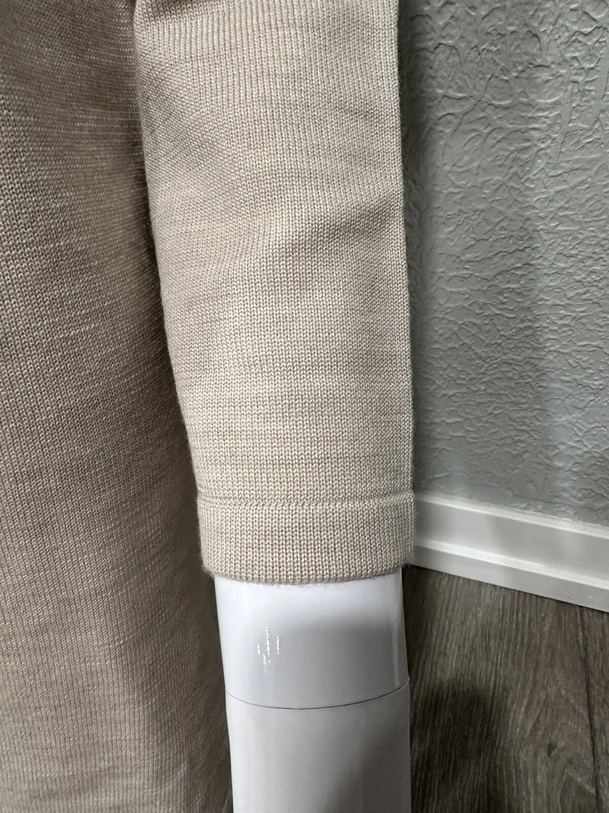 Tunica Tory Burch Hillary bottone oro lana merino nuova con etichette taglia S