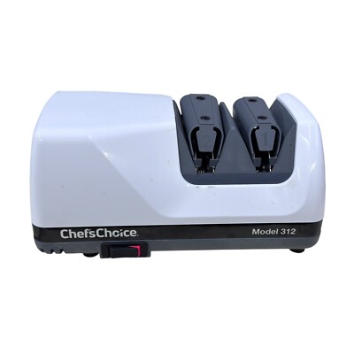 Chefs Choice Diamond UltraHone 312 Electric Knife Sharpener Excellent Condition!