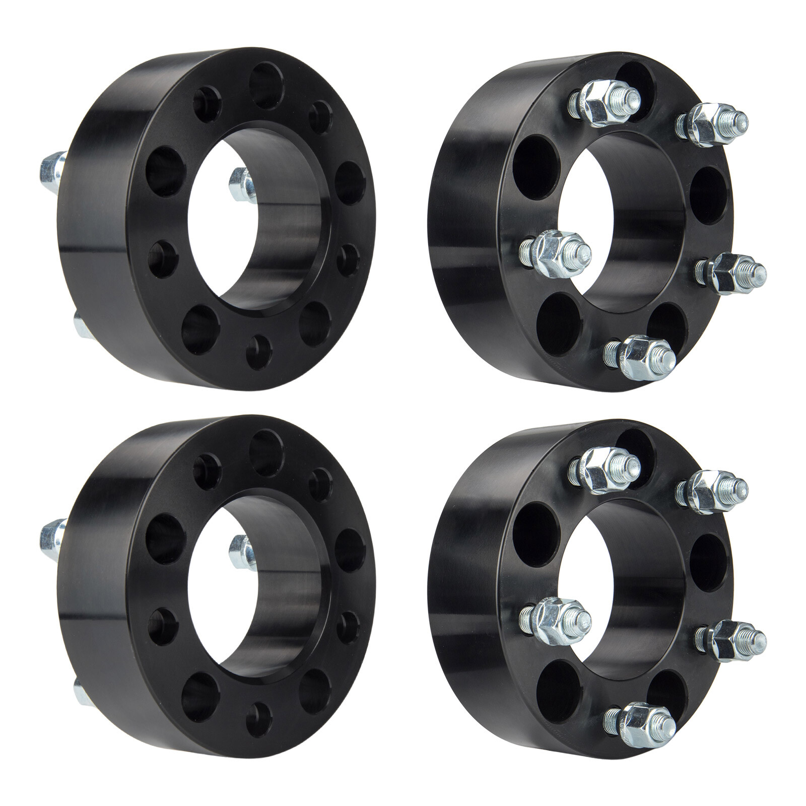 4Pcs 2" 5x5 Wheel Spacers 1/2"x20 For Jeep Wrangler JK Grand Cherokee