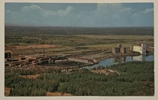 The Great Lakes Paper Company From Mt McKay Fort Williams Ontario Vtg Postcard