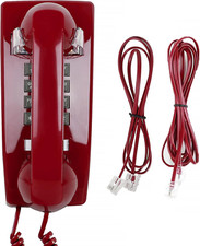 Retro Wall Phones, Old Wall Mounted Phone Landline Phone with Loud Mechanical R