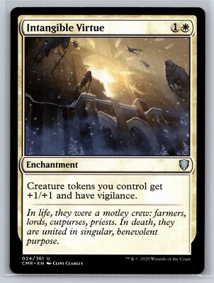 MTG Commander Legends Regular Uncommon Intangible Virtue 24/361 NM
