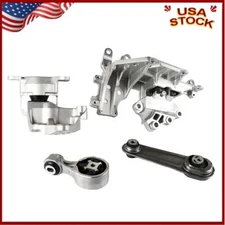 4PCS FOR 2014-2017 NISSAN ROGUE 2.5L ENGINE AUTO TRANSMISSION MOTOR MOUNT KIT