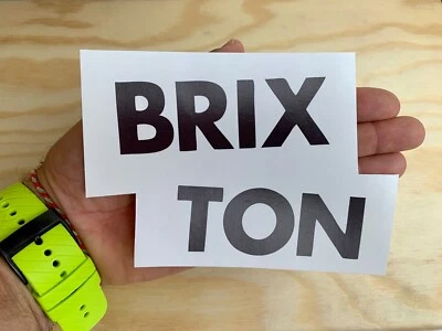 Brixton Surf Skate Snowboard Sticker Decal