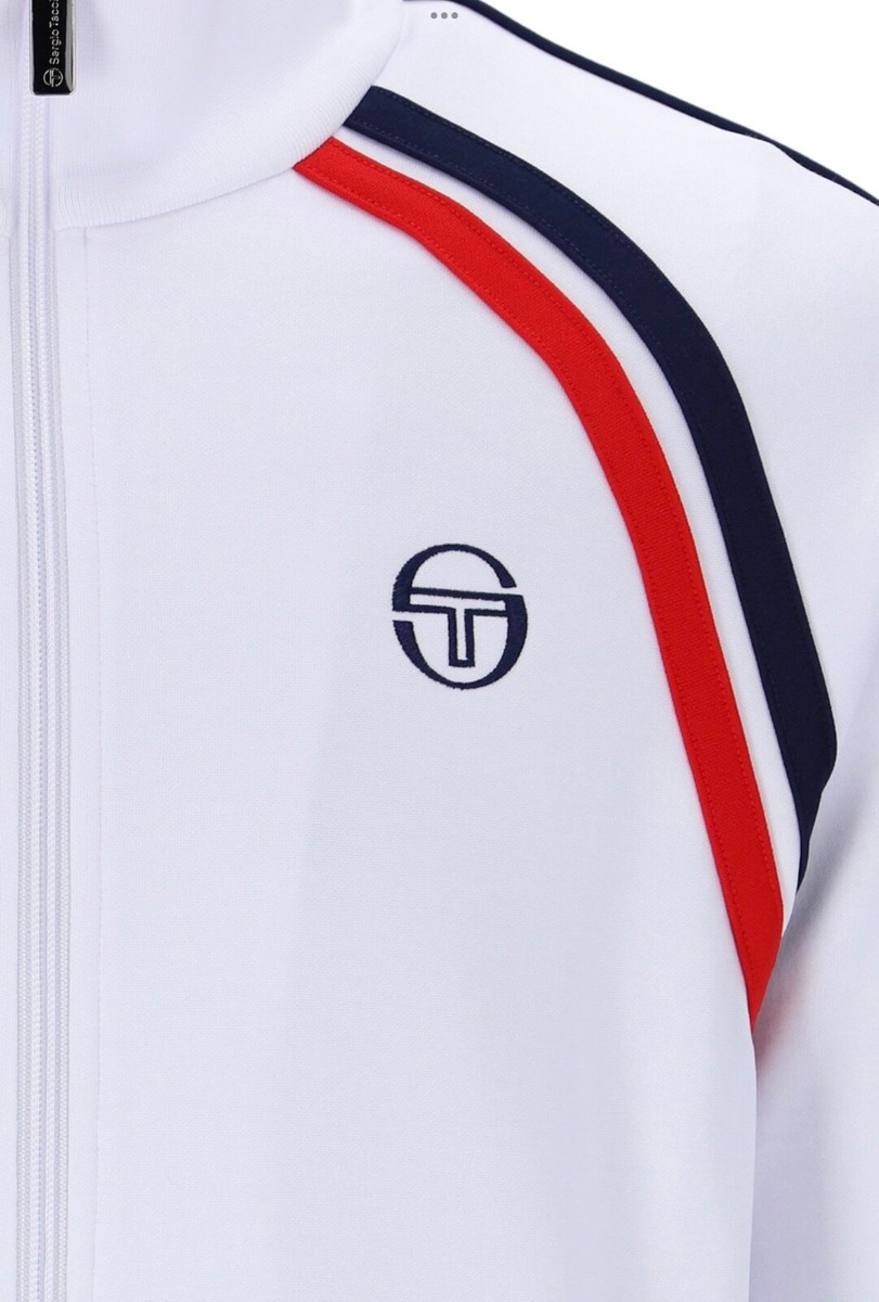 Sergio Tacchini New Ghibli McEnroe White/Blue/Red - Tennis Track