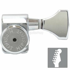 NEW Hipshot STAGGERED Tuners Fender  Directrofit  LOCKING HSP-C Buttons - CHROME