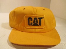Vintage 1970s 1980s CAT Diesel Power Snapback Hat Patch Made in USA Trucker