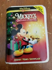 Disney Video Showcase MICKEY'S ONCE UPON A CHRISTMAS Mcdonalds Happy Meal Toy 