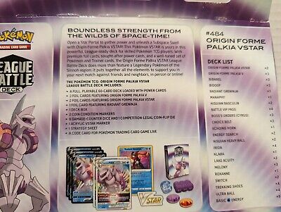 Pokemon TCG: Palkia VStar League Battle Deck