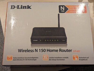 D-Link 150 150 Mbps 4-Port 100 Mbps Funk Router (DIR-600) Ohne Netzteil 