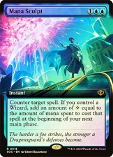 MTG FOIL Mana Sculpt Extended Art - Secrets of Strixhaven #319