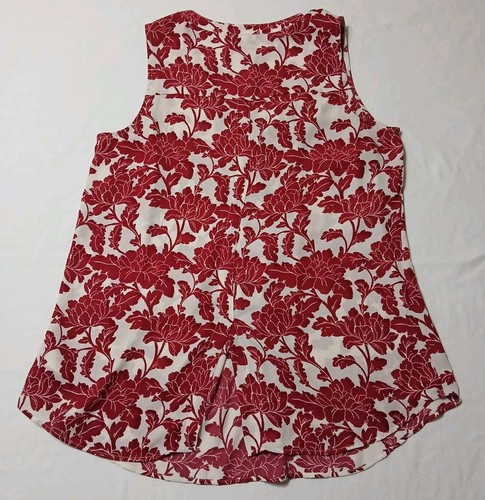 Talbots TALBOTS Skirt 6 S Silk Floral Pleated Pull On Midi A-Line Woven