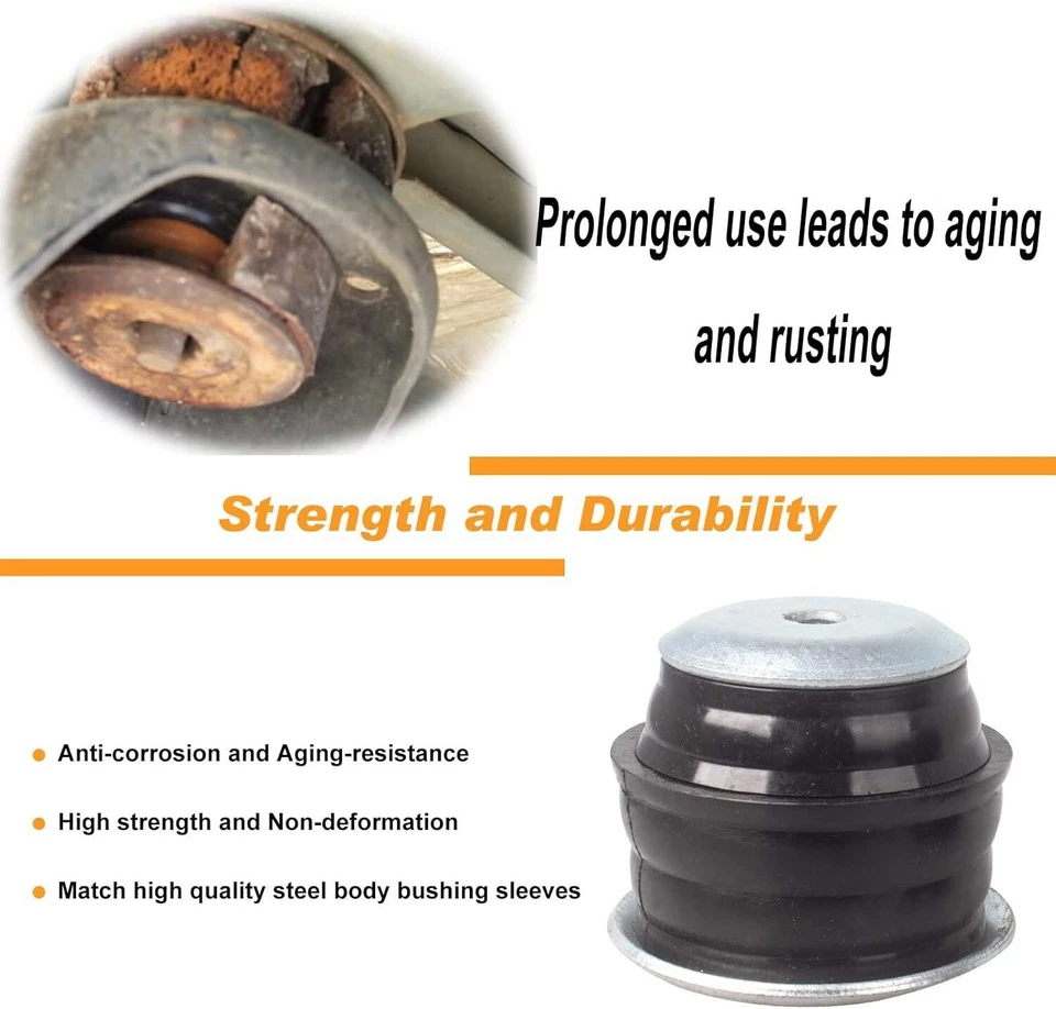 Body Cab Mount Bushing Kit For 08-16 Ford F250 F350 Super Duty 2WD 4WD KF04060BK Foto 4 de 4