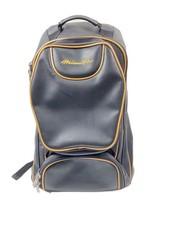 MIZUNO Backpack -- Black, Solid Color, 1FJD6000