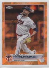 2022 Topps Chrome Update Sapphire Edition Orange 6/25 Jorge Alcala #US201 0u46