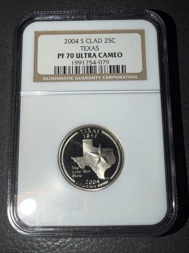 2004-S 50 State Quarters Texas Proof — photo from the most recent tracked eBay sale