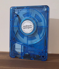 Cartuccia nastro Audiopak continuos loop 8 track cartridge azzurro trasparente