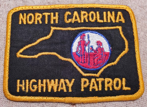 NC North Carolina Highway Patrol Police Shoulder Patch