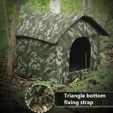 Winter Outdoor Waterproof Pet Shelter Stray Cats Shelter Feral Cats Warm House