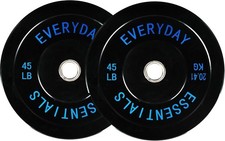 2-Inch Olympic Bumper Plates Weight Plates for Weightlifting Strength Training
