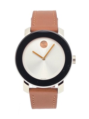 Movado Women's Bold 3600379 Quartz Leather Band Watch
