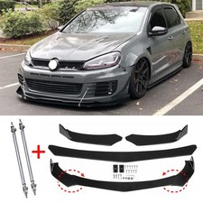 Spoilerlippe Schwarz für  Golf MK4 MK5 MK6 MK7 Front Diffusor Ansatz Spoiler