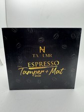 Espresso Tamper 53mm, Premium Barista Kaffee Tamper mit Silikonmatte