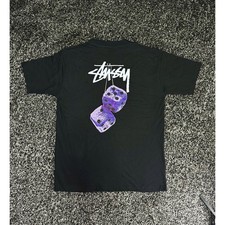 Stussy Black T-shirt Unisex Size S-5xl Freeships
