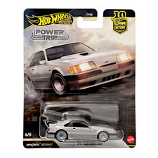 Hot Wheels Power Trip 84 Mustang SVO Silver 4/5