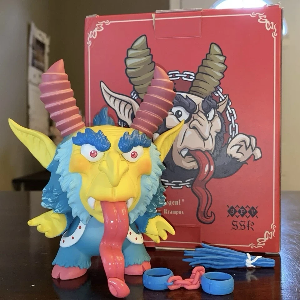 Bright Krampus - Scott Tolleson & SeriouslySillyK x Kidrobot - 5" Dunny (2017) - Image 2 of 4