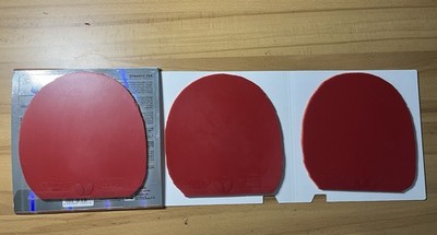 3x Butterfly Tenergy 05 Hard Tischtennis Belag Rot