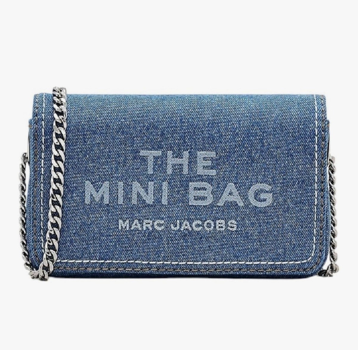 Marc Jacobs Women's The Denim Chain Mini Bag Light Wash | eBay