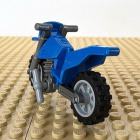 LEGO, Jurassic World 🦕 Blue Motorcycle Dirt Bike, 75918, T. REX TRACKER, 2015