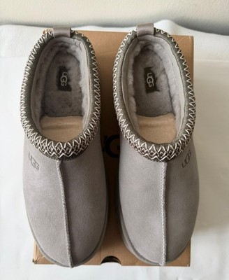 UGG Tazz II Grau Gr41 Lammfell  Slipper Nagelneu Ungetragen