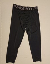 Under Armour Young Large Fitted Heatgear Black