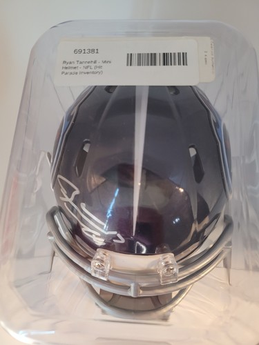 Ryan Tannehill Signed Titans Riddell Speed Mini Helmet Auto Fanatics COA NFL - Picture 3 of 4