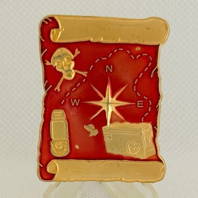 Treasure Map Scroll Geocaching Challenge Coin  G#2